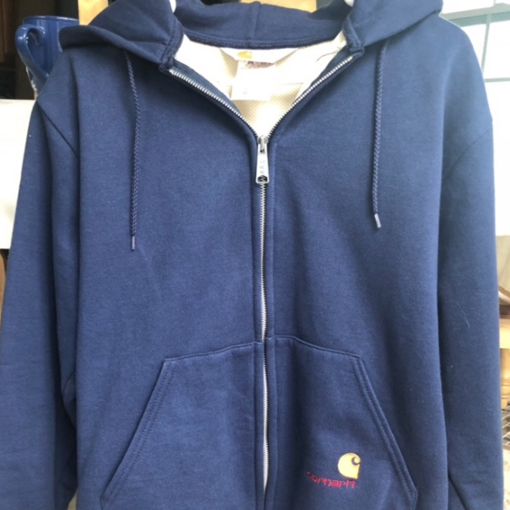 Carhartt midweight hooded zip front sweatshirt